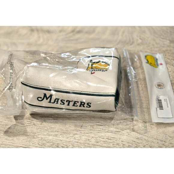 Masters Blade Putter Cover 2025 White w/ Iconic Augusta National Logo - Picture 2 of 3